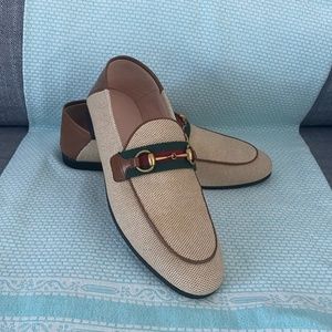 Gucci Canvas Loafers
